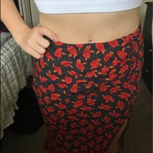Urban Outfitters floral MIDI skirt
